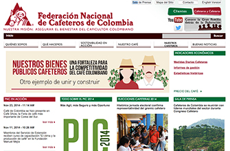 コロンビアコーヒー生産者連合会（本国サイト）